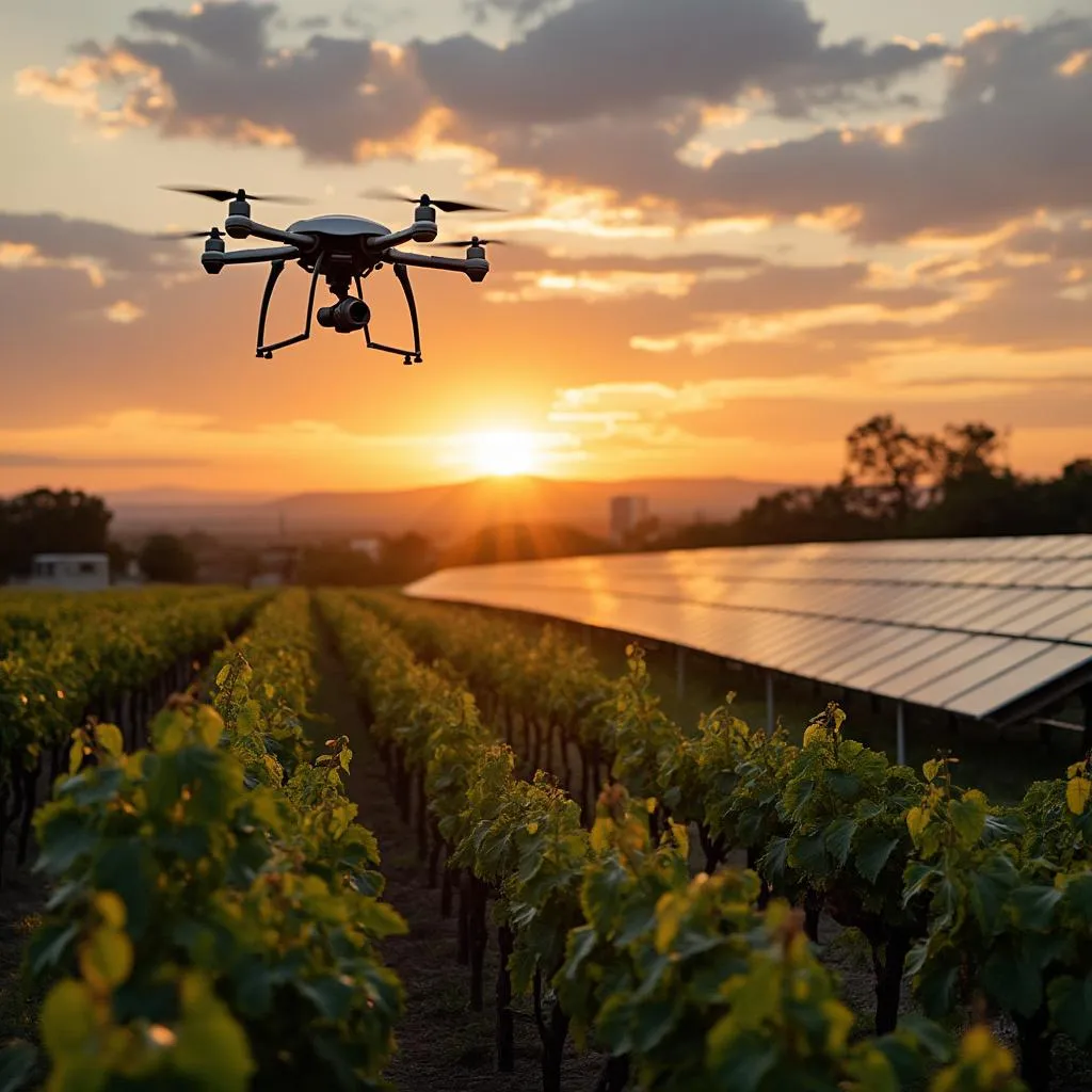 Viñedos en Mendoza con tecnología de riego avanzada